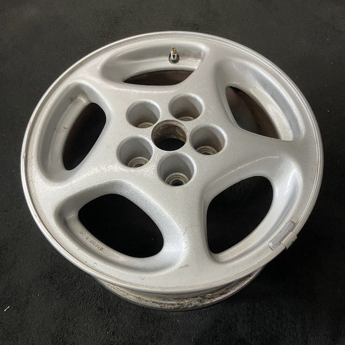 16" 300ZX 90 16x7.5 alloy 44.7mm ornament R. Original OEM Wheel Rim