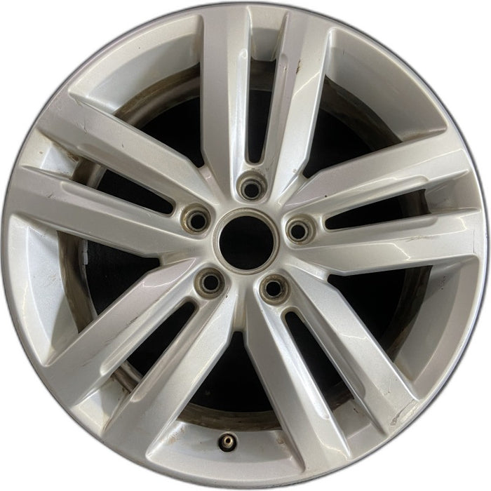 17" JETTA 12-14 5x112mm 17x7 alloy 5 double spoke straight spoke Original OEM Wheel Rim