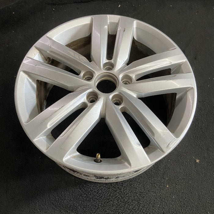 17" JETTA 12-14 5x112mm 17x7 alloy 5 double spoke straight spoke Original OEM Wheel Rim