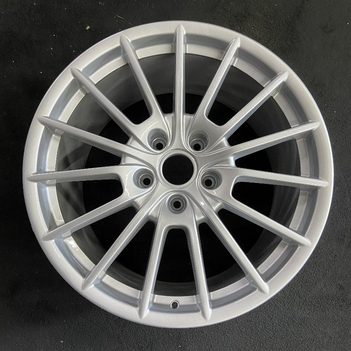 20" PORSCHE PANAMERA 10-13 alloy 20x11.5 15 spoke magnesium finish Original OEM Wheel Rim