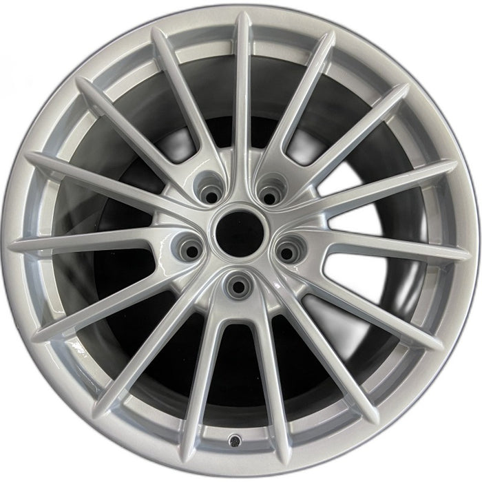 20" PORSCHE PANAMERA 10-13 alloy 20x11.5 15 spoke magnesium finish Original OEM Wheel Rim