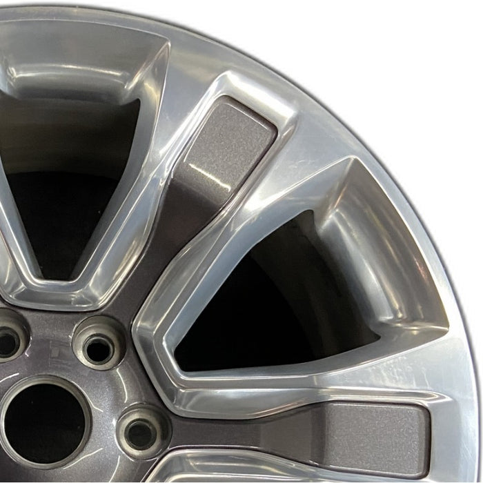 20" DODGE 1500 PICKUP 19-21 6 lug 20x9 6 spoke solid spoke opt WRU polished Original OEM Wheel Rim