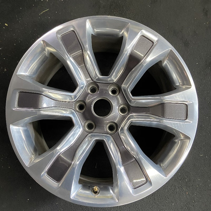 20" DODGE 1500 PICKUP 19-21 6 lug 20x9 6 spoke solid spoke opt WRU polished Original OEM Wheel Rim