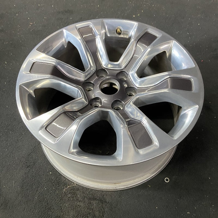 20" DODGE 1500 PICKUP 19-21 6 lug 20x9 6 spoke solid spoke opt WRU polished Original OEM Wheel Rim