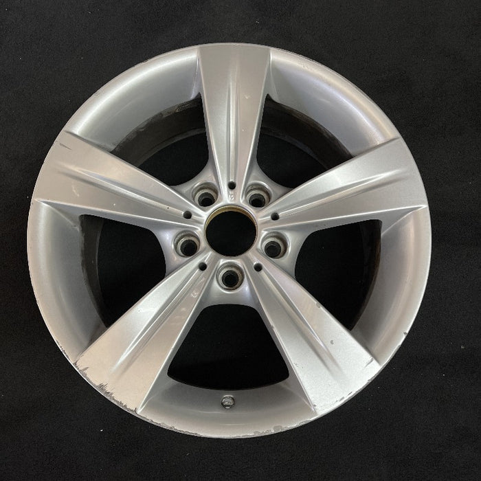 18" BMW 323i 08-12 18x8 alloy frt 5 spoke lugs between spokes Original OEM Wheel Rim