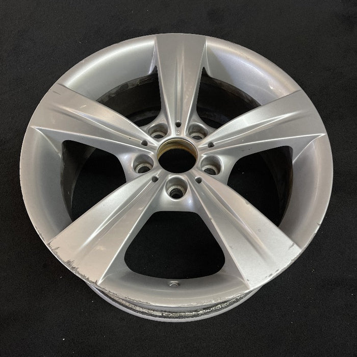 18" BMW 323i 08-12 18x8 alloy frt 5 spoke lugs between spokes Original OEM Wheel Rim