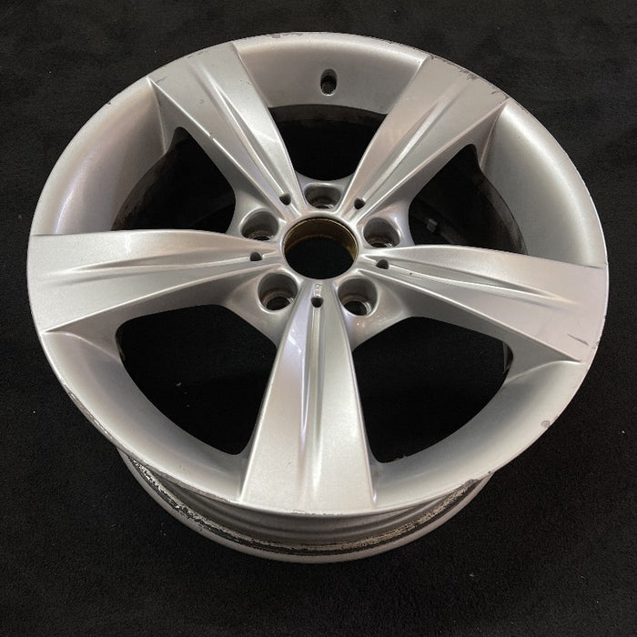 18" BMW 323i 08-12 18x8 alloy frt 5 spoke lugs between spokes Original OEM Wheel Rim