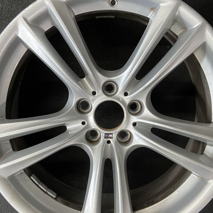 20" BMW 535i GT 10-17 20x8.5 alloy frt 10 spoke 5 double spoke peaked spoke edge Original OEM Wheel Rim