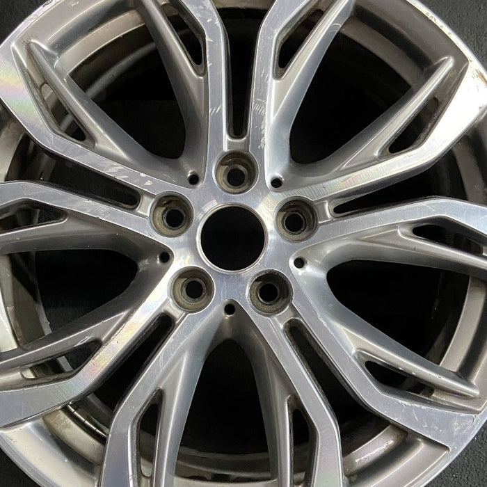 18" BMW X1 16-17 18x7.5 alloy 5 spoke open Y spoke gray Original OEM Wheel Rim