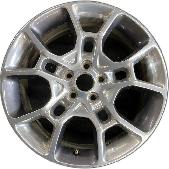 19" CHARGER 15-16 19x7.5 10 spoke polished aluminum pockets Original OEM Wheel Rim