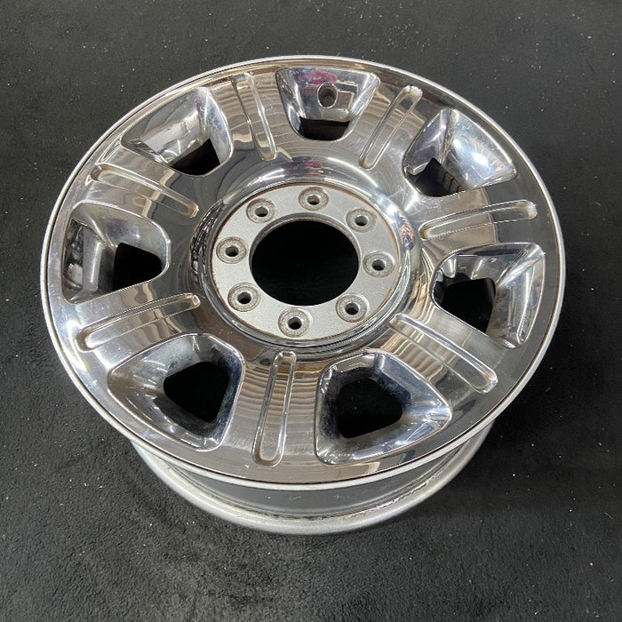 20" FORD F250SD PICKUP 12-16 20x8 aluminum TPMS 7 spoke indented chrome clad Original OEM Wheel Rim