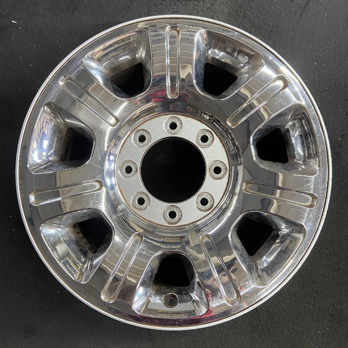 20" FORD F250SD PICKUP 12-16 20x8 aluminum TPMS 7 spoke indented chrome clad Original OEM Wheel Rim