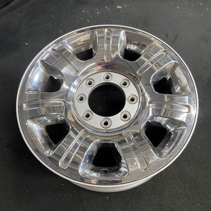 20" FORD F250SD PICKUP 12-16 20x8 aluminum TPMS 7 spoke indented chrome clad Original OEM Wheel Rim