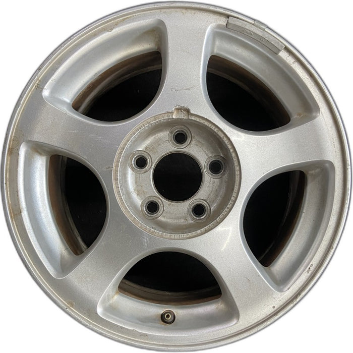 16" MUSTANG 03-04 16x7.5 aluminum w/o exposed lug nuts; machined Ariza Beige Original OEM Wheel Rim