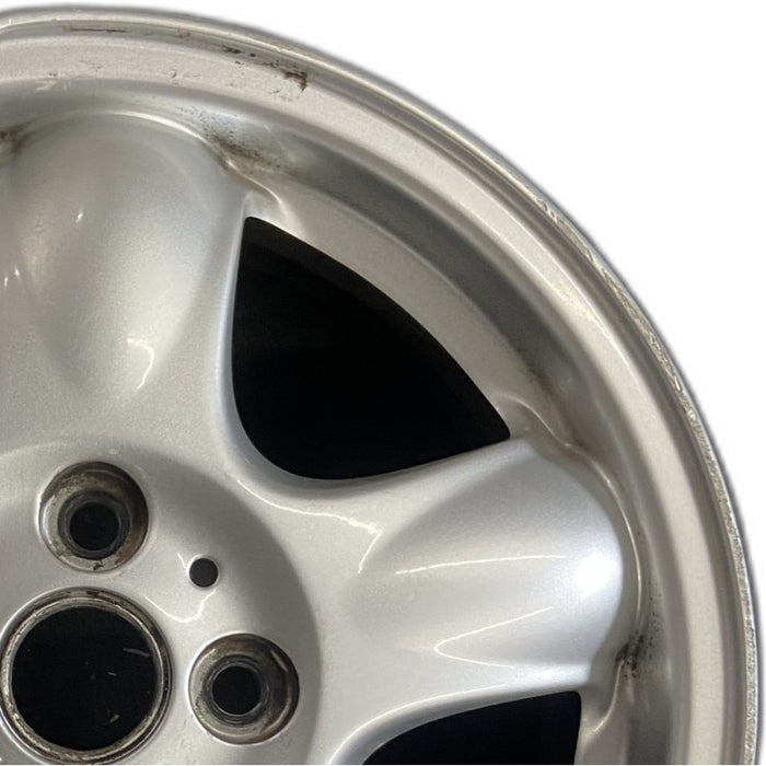 15" CLUBMAN 08-09 15x5.5 alloy 5 spoke raised in center of spoke silver Original OEM Wheel Rim