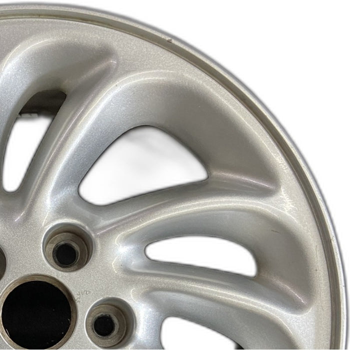 16" LINCOLN MARK SERIES 96 16x7 aluminum directial spokes 10 spoke silver L. Original OEM Wheel Rim