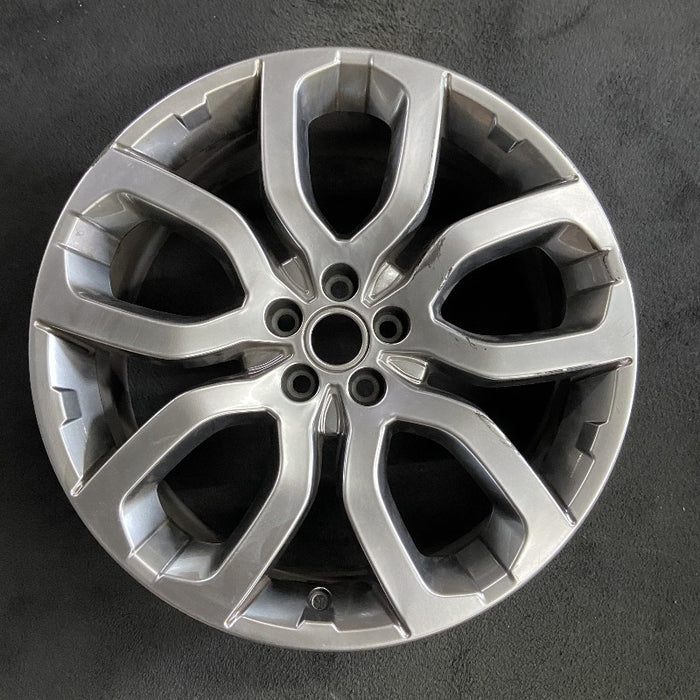 20" ROVER EVOQUE 12-16   alloy 20x8 5 spoke U shaped  silver Original OEM Wheel Rim