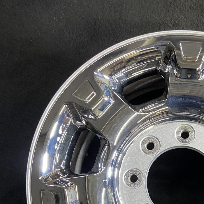 18" FORD F250SD PICKUP 12-13 18x8 SRW TPMS aluminum 7 spoke chrome clad Original OEM Wheel Rim