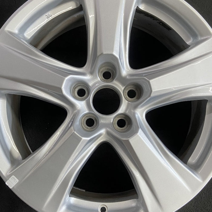 18" HIGHLANDER 20-24 18x8 alloy 5 spoke silver Original OEM Wheel Rim