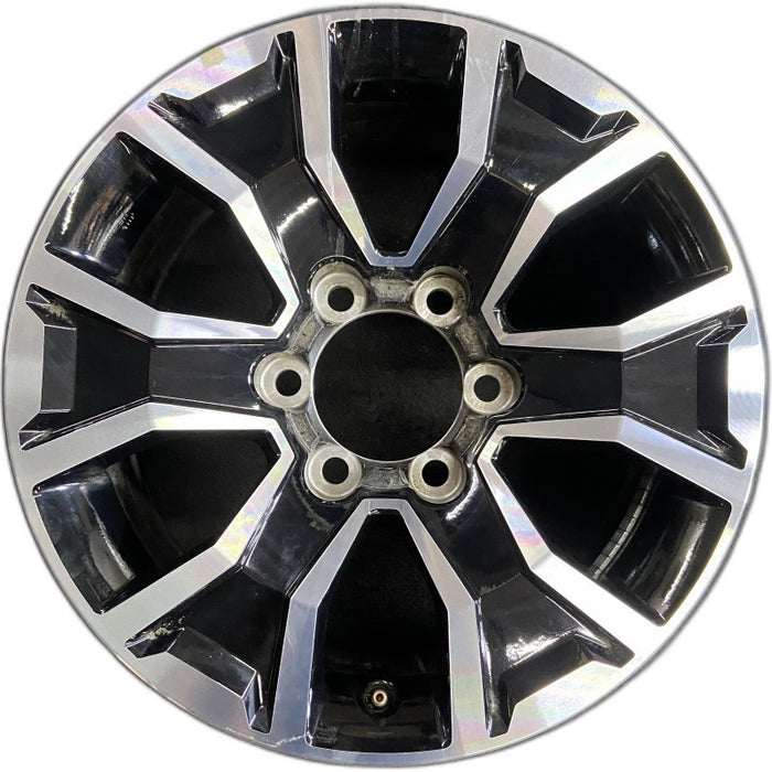 17" TACOMA 20-23 17x7.5 alloy 6 spoke machined black Original OEM Wheel Rim