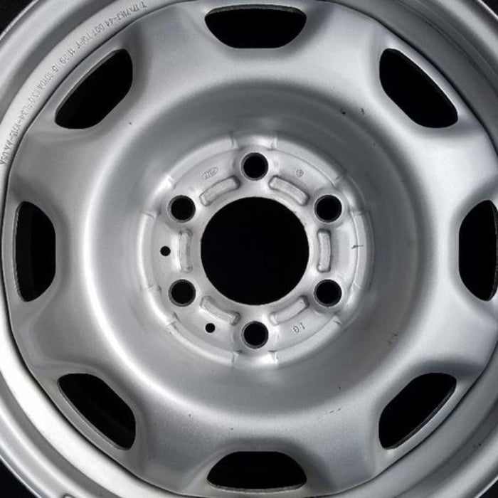 17" FORD F150 PICKUP 15-20 17x7-1/2 steel 8 holes silver   heavy duty payload package ID FL34-1015-AA Original OEM Wheel Rim