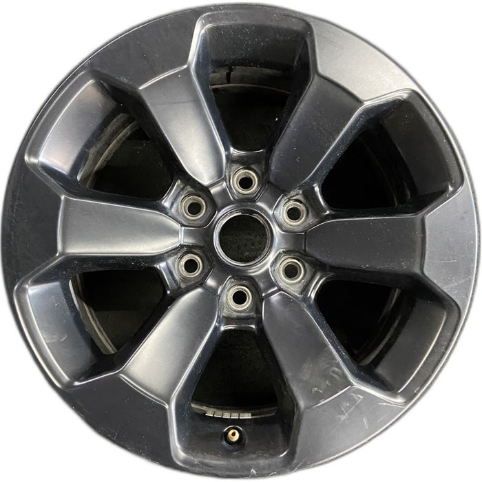 18" DODGE 1500 PICKUP 20-21 6 lug 18x8 aluminum 6 spoke opt WBS black Original OEM Wheel Rim