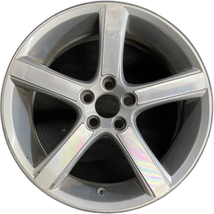 18" VOLVO 30 SERIES 07-08 18x7.5 alloy 5 flat spokes w/diamd cut light gray Original OEM Wheel Rim