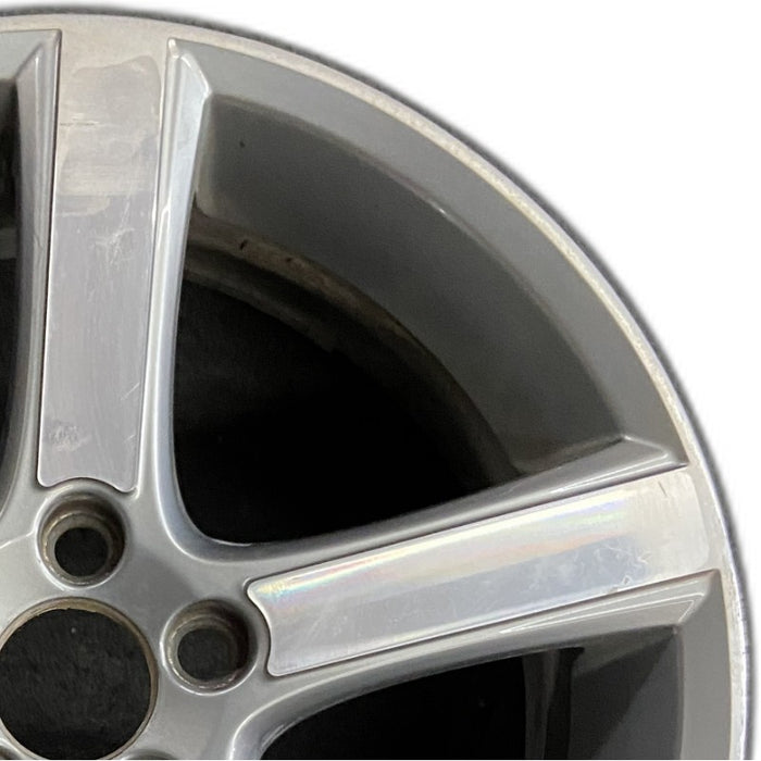 18" VOLVO 30 SERIES 07-08 18x7.5 alloy 5 flat spokes w/diamd cut light gray Original OEM Wheel Rim