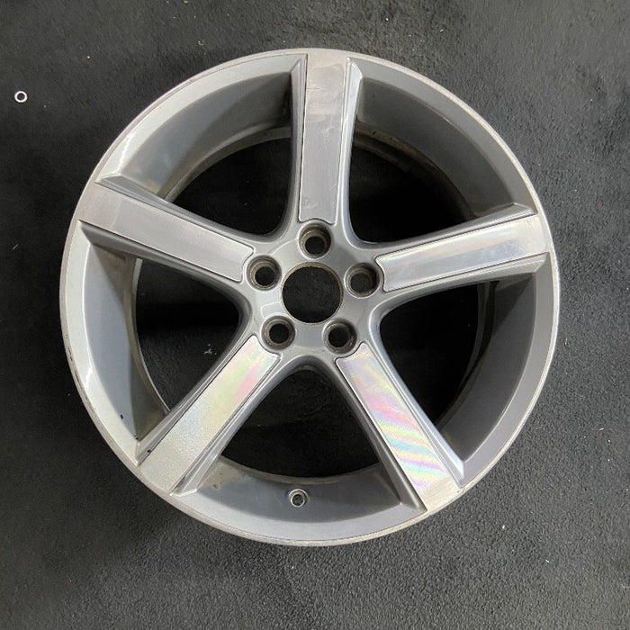 18" VOLVO 30 SERIES 07-08 18x7.5 alloy 5 flat spokes w/diamd cut light gray Original OEM Wheel Rim