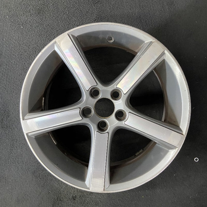 18" VOLVO 30 SERIES 07-08 18x7.5 alloy 5 flat spokes w/diamd cut light gray Original OEM Wheel Rim