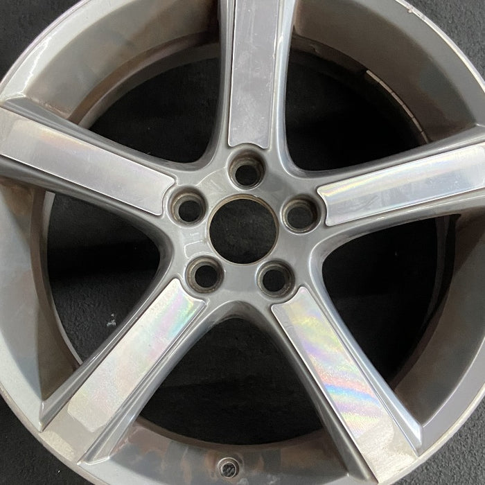 18" VOLVO 30 SERIES 07-08 18x7.5 alloy 5 flat spokes w/diamd cut light gray Original OEM Wheel Rim