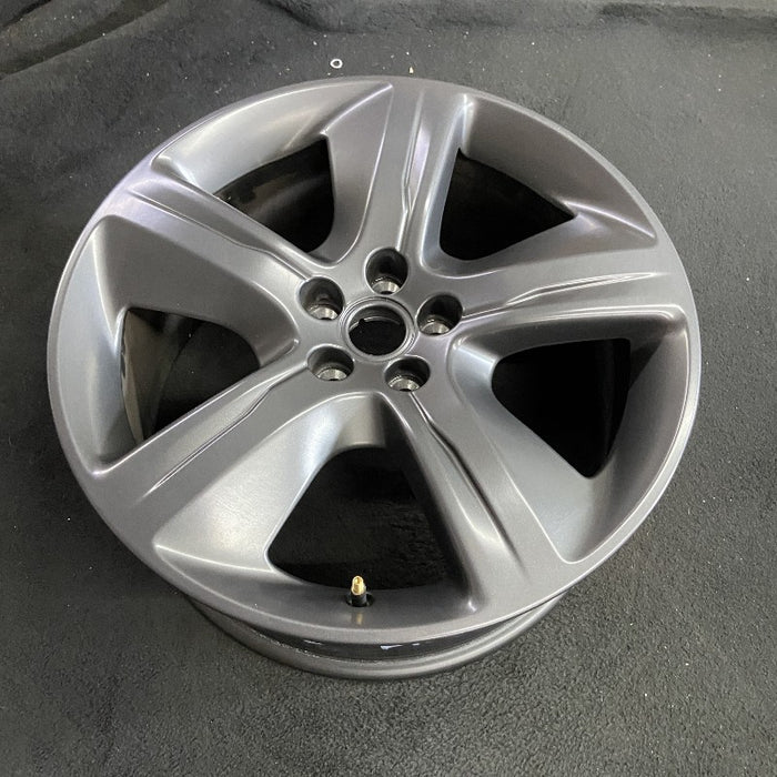 19" VELAR 21-24 19x8.5 5 spoke alloy gray L. Original OEM Wheel Rim