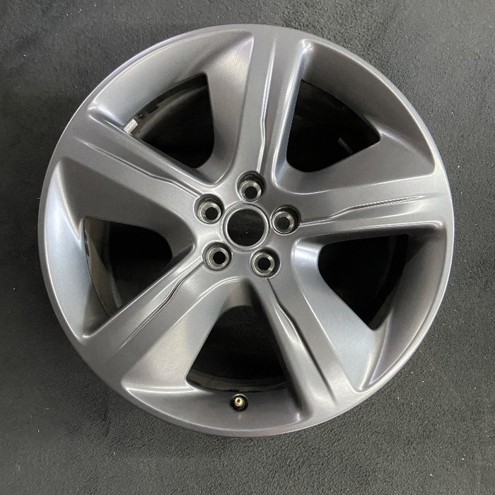 19" VELAR 21-24 19x8.5 5 spoke alloy gray L. Original OEM Wheel Rim