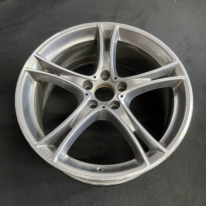 20" BMW 320i 12-13 Sedan 20x8.5 alloy 5 spoke grooved spoke machined Original OEM Wheel Rim