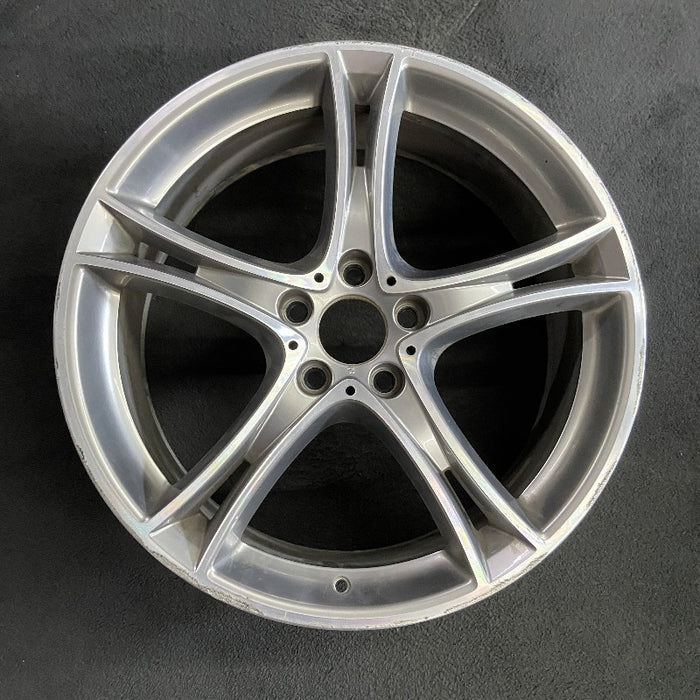 20" BMW 320i 12-13 Sedan 20x8 alloy 5 spoke grooved spoke machined Original OEM Wheel Rim