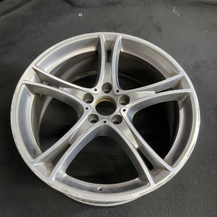 20" BMW 320i 12-13 Sedan 20x8 alloy 5 spoke grooved spoke machined Original OEM Wheel Rim