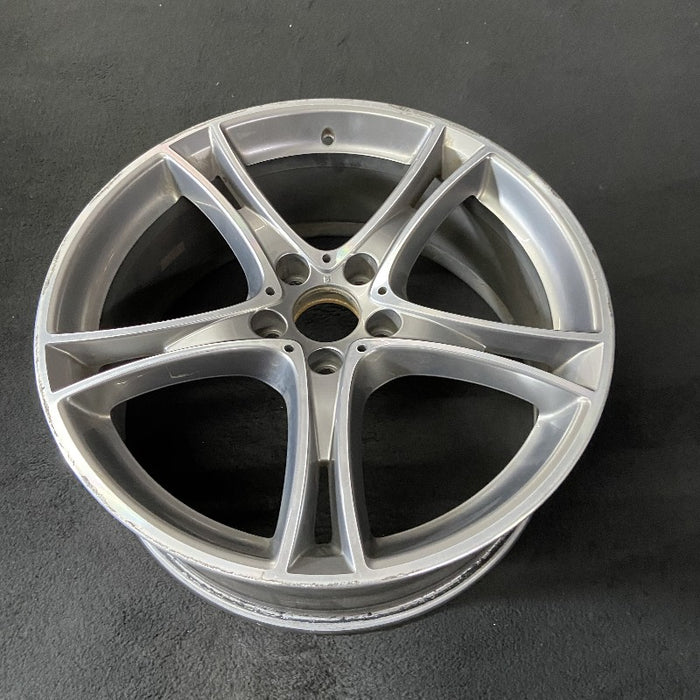 20" BMW 320i 12-13 Sedan 20x8 alloy 5 spoke grooved spoke machined Original OEM Wheel Rim