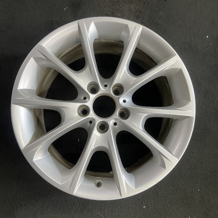 18" BMW 320i 12-13 Sedan 18x8.5 alloy 5 spoke V spoke Original OEM Wheel Rim