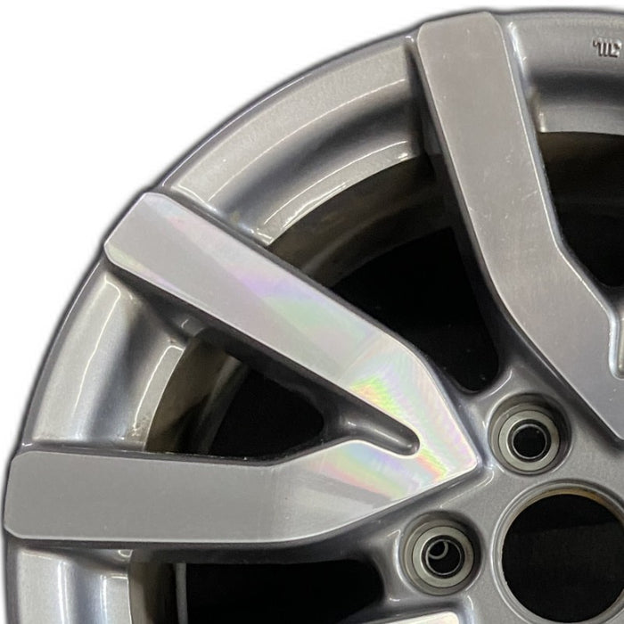 18" PILOT 19 18x8 alloy 5 V spoke factory installed w/machined face Original OEM Wheel Rim