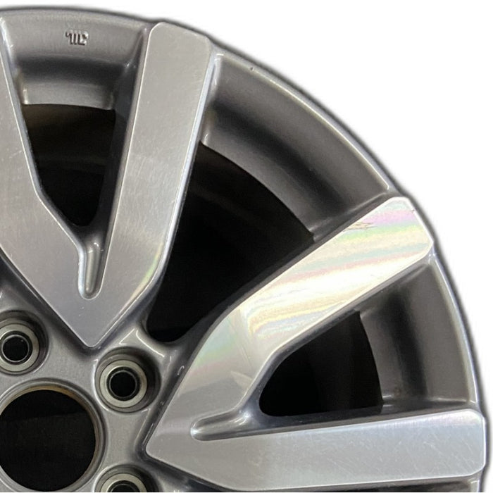 18" PILOT 19 18x8 alloy 5 V spoke factory installed w/machined face Original OEM Wheel Rim