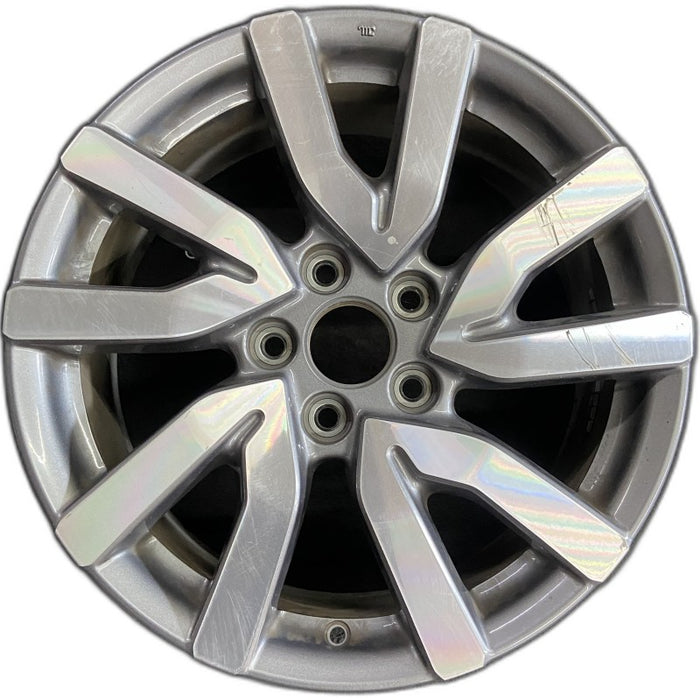 18" PILOT 19 18x8 alloy 5 V spoke factory installed w/machined face Original OEM Wheel Rim