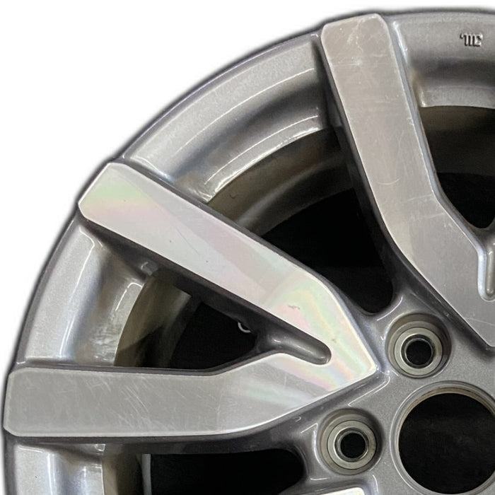 18" PILOT 19 18x8 alloy 5 V spoke factory installed w/machined face Original OEM Wheel Rim