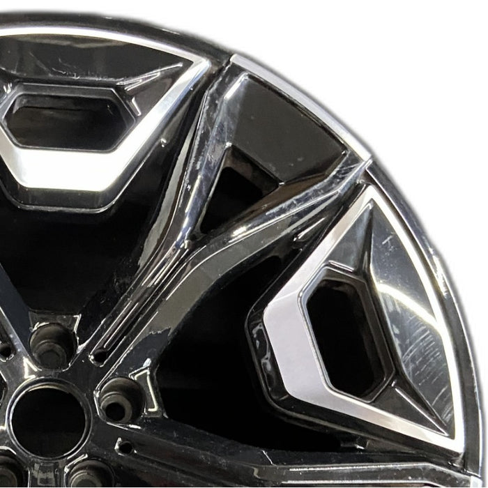 22" IX 22-24 22x9.5 5 Y spoke machined face with pockets Original OEM Wheel Rim