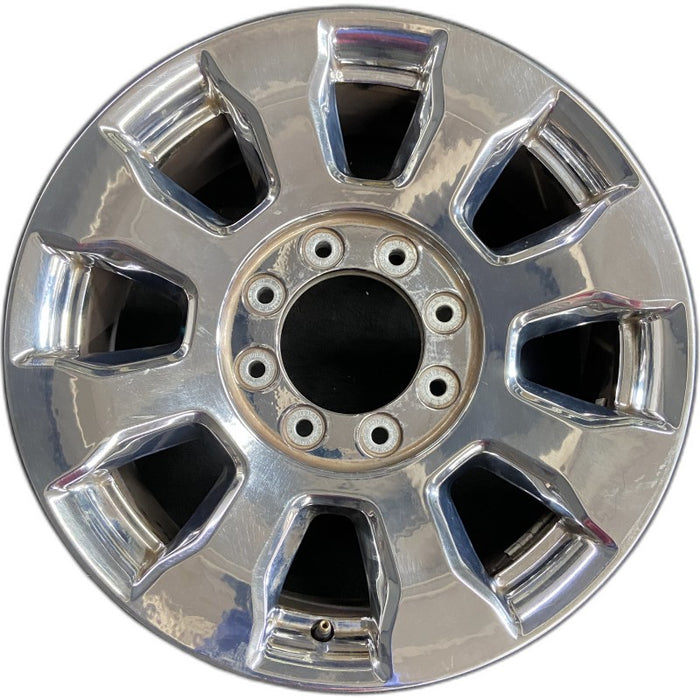 20" FORD F250SD PICKUP 17 20x8 aluminum TPMS 8 spoke chrome 8" center cap ID HC3C-1007-GA Original OEM Wheel Rim