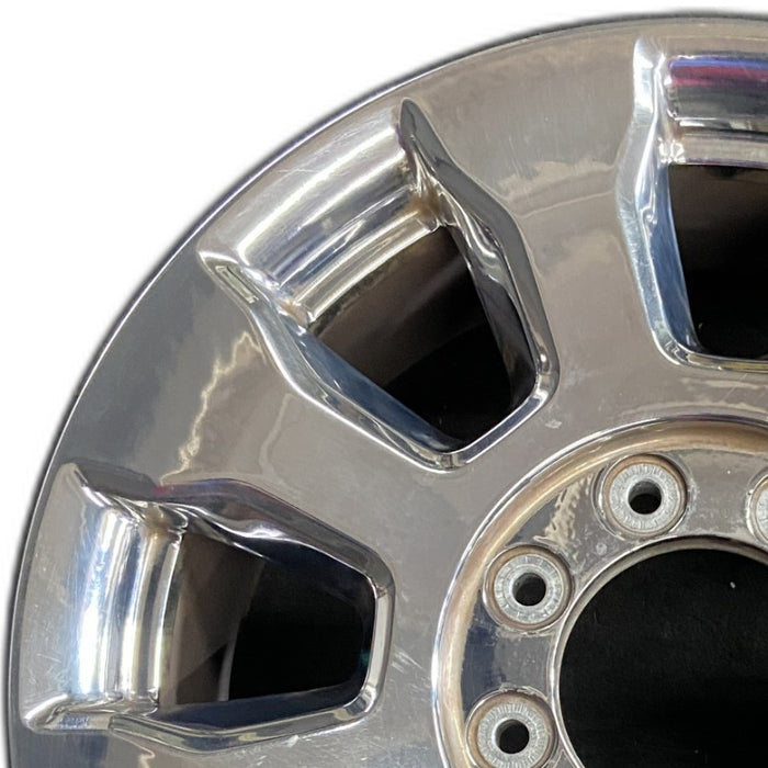 20" FORD F250SD PICKUP 17 20x8 aluminum TPMS 8 spoke chrome 8" center cap ID HC3C-1007-GA Original OEM Wheel Rim