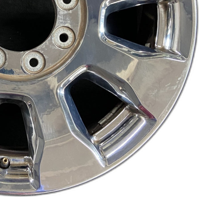 20" FORD F250SD PICKUP 17 20x8 aluminum TPMS 8 spoke chrome 8" center cap ID HC3C-1007-GA Original OEM Wheel Rim