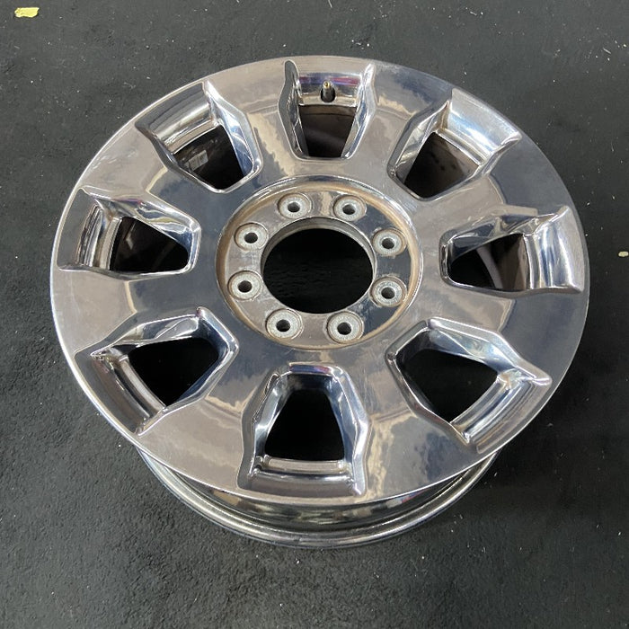 20" FORD F250SD PICKUP 17 20x8 aluminum TPMS 8 spoke chrome 8" center cap ID HC3C-1007-GA Original OEM Wheel Rim