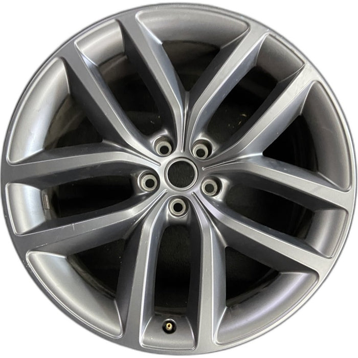 22" RANGE ROVER SPORT 23-24 22x9.5 alloy 5 spoke V spoke dark gray Original OEM Wheel Rim