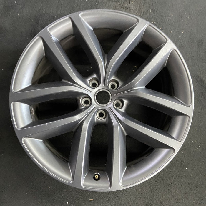 22" RANGE ROVER SPORT 23-24 22x9.5 alloy 5 spoke V spoke dark gray Original OEM Wheel Rim