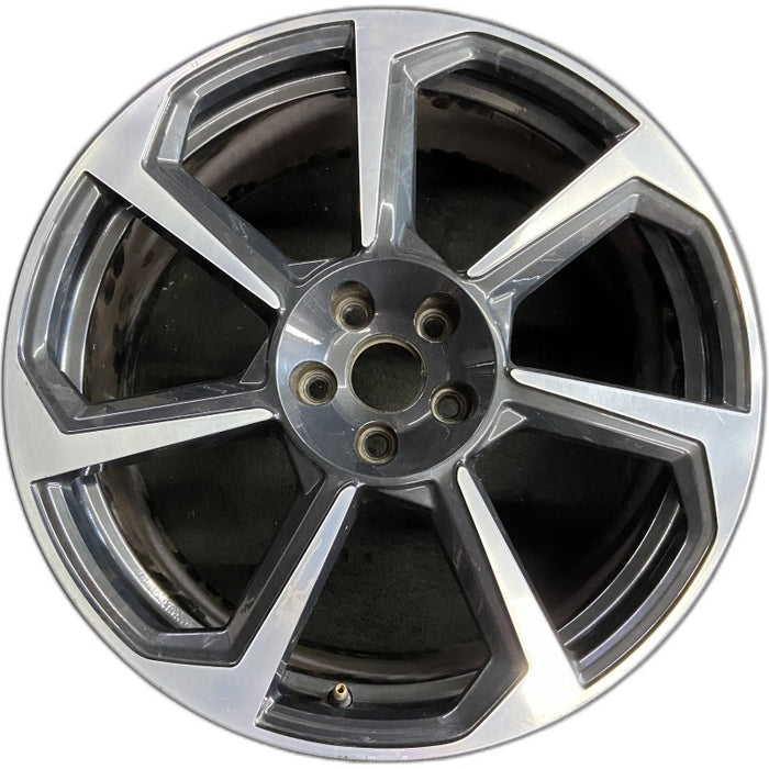 20" AUDI TT 18 20x9 alloy 7 spoke w/ inlay Original OEM Wheel Rim